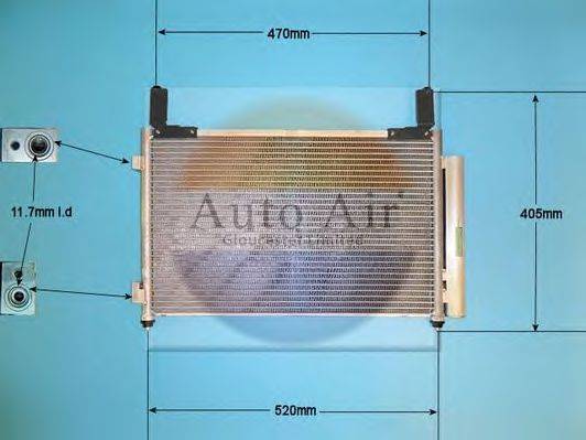 AUTO AIR GLOUCESTER 169793 Конденсатор, кондиционер