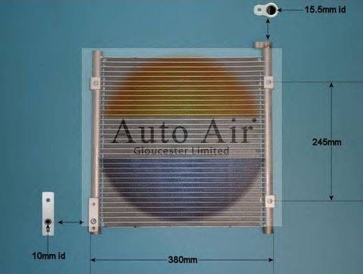 AUTO AIR GLOUCESTER 165270 Конденсатор, кондиционер