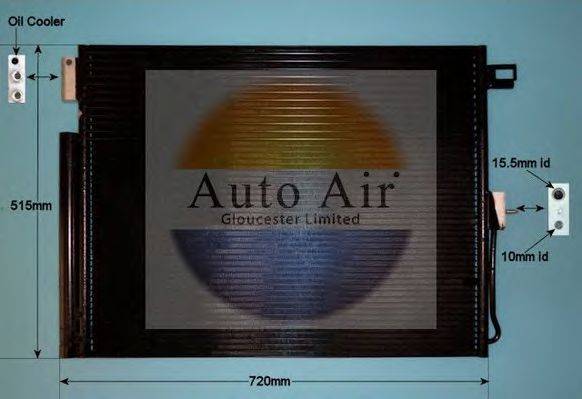 AUTO AIR GLOUCESTER 161986 Конденсатор, кондиционер