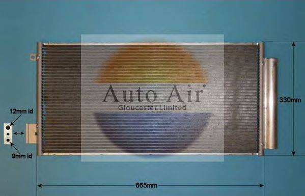 AUTO AIR GLOUCESTER 161993 Конденсатор, кондиционер