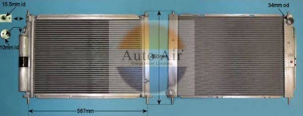 AUTO AIR GLOUCESTER 161433 Конденсатор, кондиционер