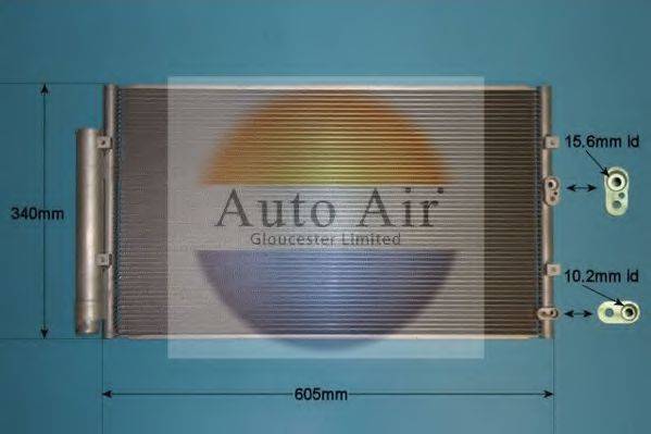 AUTO AIR GLOUCESTER 161440 Конденсатор, кондиционер