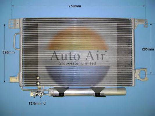 AUTO AIR GLOUCESTER 161340 Конденсатор, кондиционер