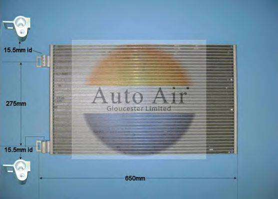 AUTO AIR GLOUCESTER 169123 Конденсатор, кондиционер