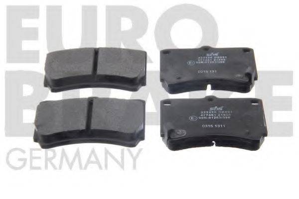 EUROBRAKE 5502223220 Комплект тормозных колодок, дисковый тормоз