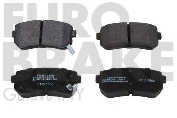 EUROBRAKE 5502223521 Комплект тормозных колодок, дисковый тормоз