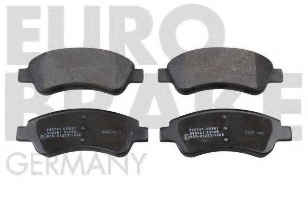 EUROBRAKE 5502223741 Комплект тормозных колодок, дисковый тормоз