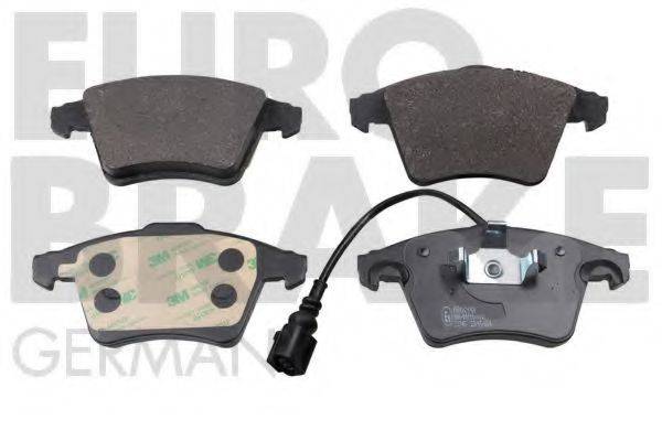 EUROBRAKE 5502224761 Комплект тормозных колодок, дисковый тормоз