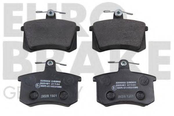 EUROBRAKE 5502229952 Комплект тормозных колодок, дисковый тормоз