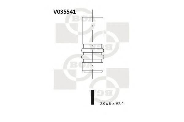 BGA V035541 Впускной клапан