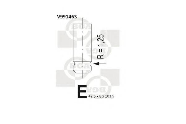BGA V991463 Впускной клапан