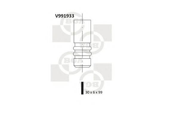 BGA V991933 Впускной клапан