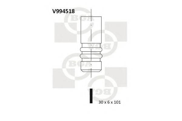 BGA V994518 Выпускной клапан