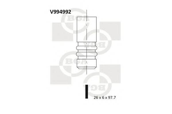 BGA V994992 Впускной клапан