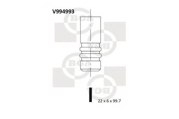 BGA V994993 Выпускной клапан