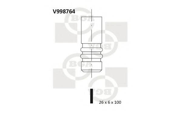 BGA V998764 Впускной клапан