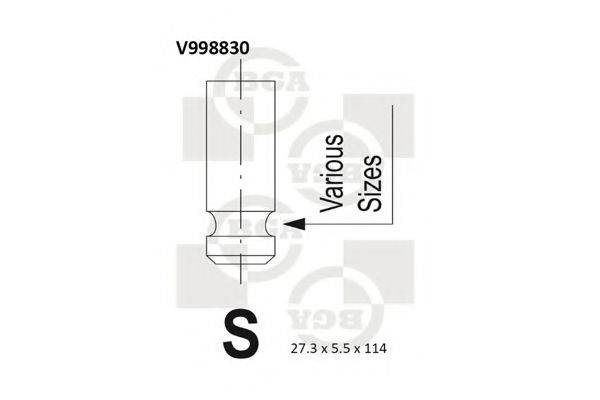 BGA V998830 Выпускной клапан