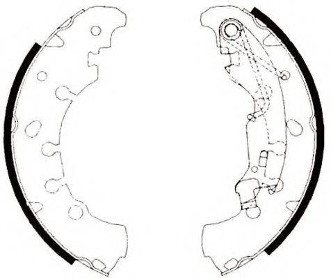 JURID 362475J Комплект тормозных колодок
