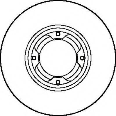 JURID 561367J Тормозной диск