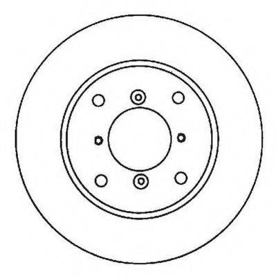 JURID 561650JC Тормозной диск
