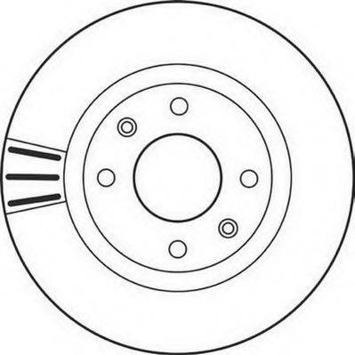 JURID 562128JC Тормозной диск