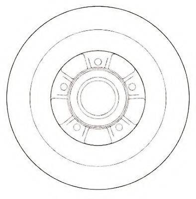 JURID 562170J Тормозной диск