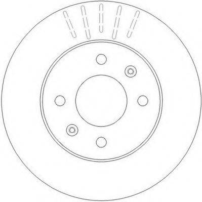 JURID 562273JC Тормозной диск