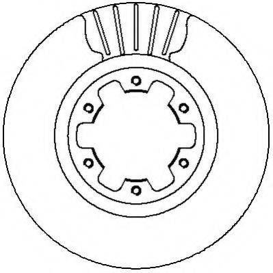 JURID 562279J Тормозной диск