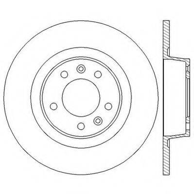 JURID 562583JC Тормозной диск
