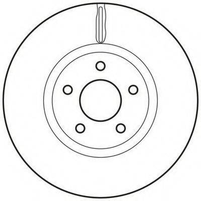 JURID 562624JC Тормозной диск