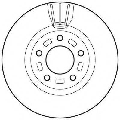 JURID 562635JC Тормозной диск
