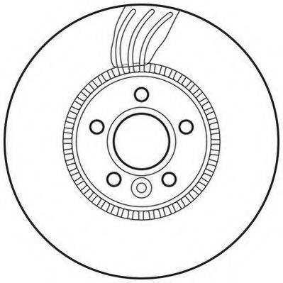 JURID 562643JC Тормозной диск