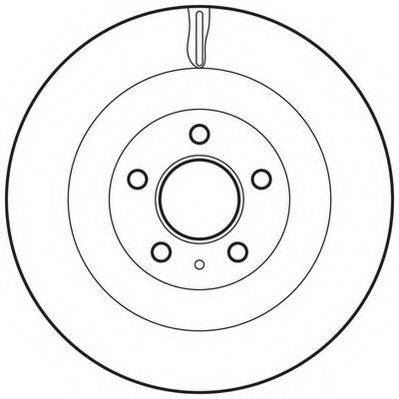 JURID 562645JC Тормозной диск