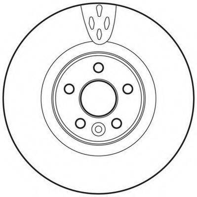 JURID 562652JC Тормозной диск