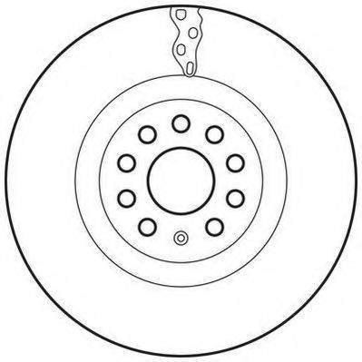 JURID 562663JC Тормозной диск