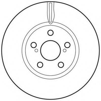 JURID 562702JC Тормозной диск