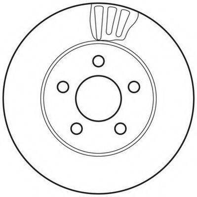 JURID 562709JC Тормозной диск