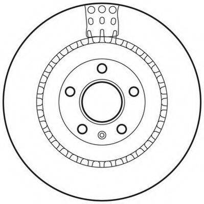 JURID 562735JC Тормозной диск