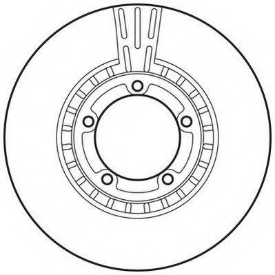 JURID 562768JC Тормозной диск