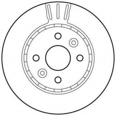 JURID 562787JC Тормозной диск