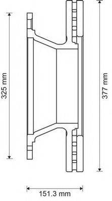 JURID 569175J Тормозной диск