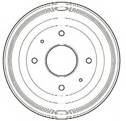 JURID 329005J Тормозной барабан