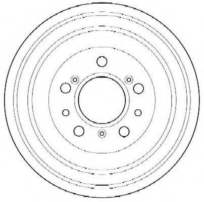 JURID 329008J Тормозной барабан