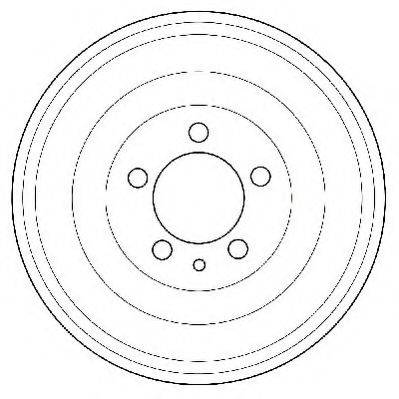 JURID 329012J Тормозной барабан