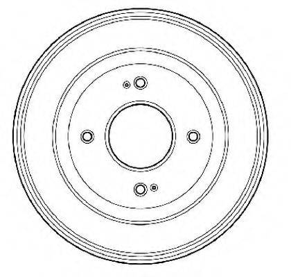 JURID 329061J Тормозной барабан