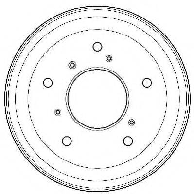 JURID 329127J Тормозной барабан