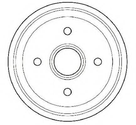 JURID 329158J Тормозной барабан