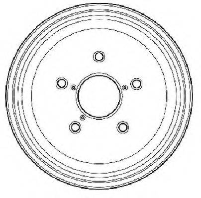 JURID 329159J Тормозной барабан