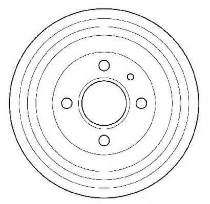 JURID 329180J Тормозной барабан