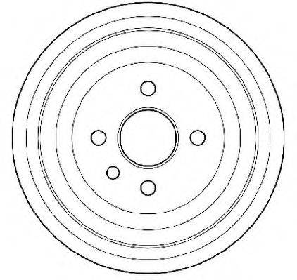 JURID 329204J Тормозной барабан